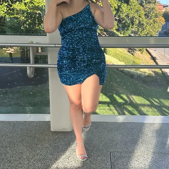 Crystal Doll | Dresses | Blue Homecoming Dress | Poshmark